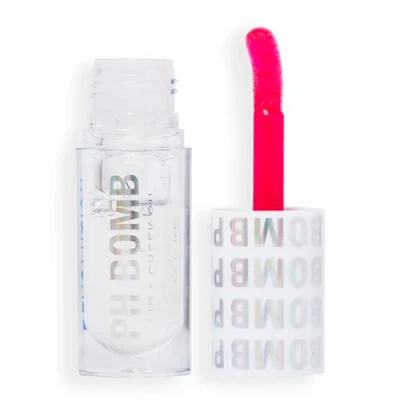 Imagen de Makeup Revolution, PH Bomb Lip &amp; Cheek Oil, Fórmula Adaptable y Construible, Tono Universal, 4.5ml