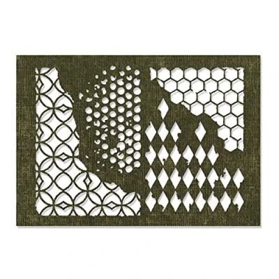 Imagen de Sizzix Set de Troqueles Thinlits 18 pzas 664751 Participante Trato Tim Holtz, Truco o Treater, Talla única