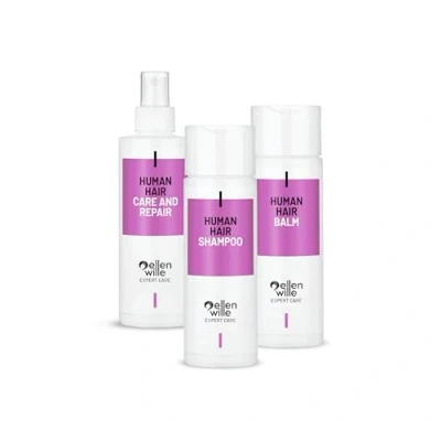 Imagen de Ellen Wille PurePower Set de cuidado para pelucas, champú + bálsamo spray pelucas pelo humano
