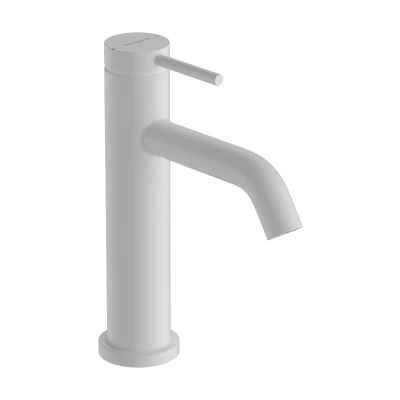 Imagen de hansgrohe Tecturis S grifo lavabo con vaciador automático, monomando 105 mm, mezclador ahorro de agua (EcoSmart+), blanco mate, 73310700