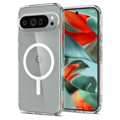 Imagen de Spigen Ultra Hybrid TPU Magfit Back Cover Transparente Google Pixel 9 Pro XL