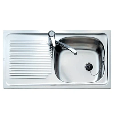 Imagen de ¡Oferta 10% ! Teka E/50 1C 1E Rev Fregadero De Cocina Acero 43 Cm 1 Cubeta Escurridor
