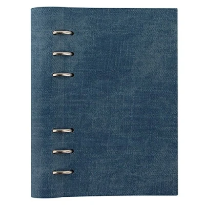 Imagen de Filofax Cuaderno personal con patrones de portapapeles, color mezclilla