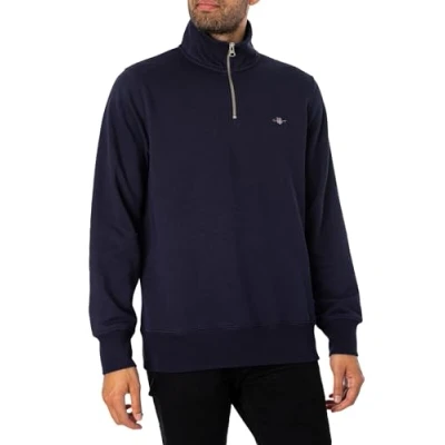 Imagen de GANT Shield HALF ZIP Sudadera, Hombre, Talla: Small, Evening blue
