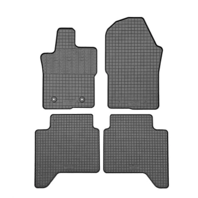 Imagen de AutoStyle Juego CK RVW10 de alfombrillas suelo Caucho 4 negro 680mm 480mm