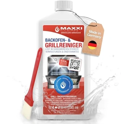 Imagen de Maxxi Clean Oven Cleaner Gel Paste incl. and Grill Brush elimina fácilmente las incrustaciones más resistentes, limpia automáticamente sin calentar olores