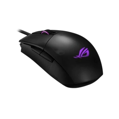 Imagen de ASUS ROG Strix Impact II ambidextrous, Ergonomic Gaming Mouse with 6,200 dpi Optical Sensor, Lightweight Design and Aura Sync RGB Lighting, Black
