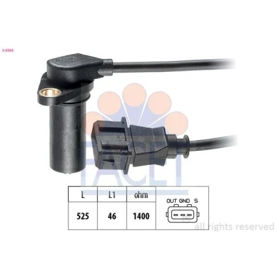Imagen de FACET 9.0068 Sensor de Cigueñal Made in Italy OE Equivalent VOLKSWAGEN: GOLF 3, Lupo / 3L, Sharan I, SEAT: Ibiza 2, Córdoba I Vario