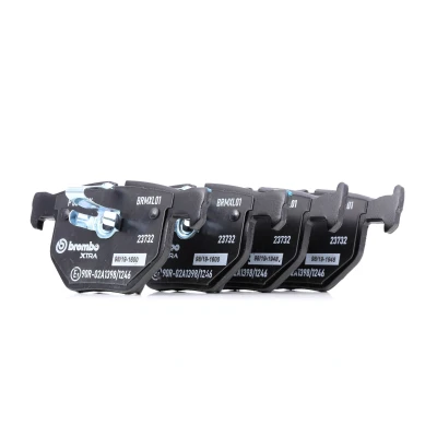 Imagen de BREMBO P 06 033X Juego de pastillas freno preparado para indicador desgaste sin accesorios BMW: 5 Berlina, Touring, 6 Coupé