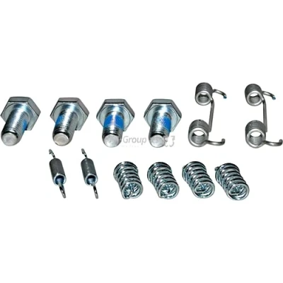 Imagen de JP GROUP 1363950110 Juego de accesorios, zapatas freno estacionamiento Eje trasero MERCEDES BENZ: Vito Mixto, Viano, 190