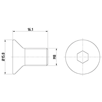 Imagen de HELLA 8DZ 355 209 061 Tornillo, disco de freno MAZDA: 6 Hatchback, Familiar, Berlina, KIA: CARNIVAL 2