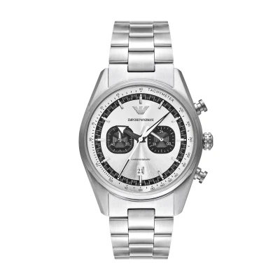 Imagen de Emporio Armani Racer Cronógrafo silvercoloured, Hombre, Talla: One Size, Silver coloured