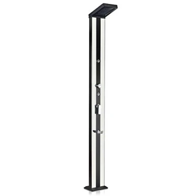 Imagen de Gre DSALP38B Ducha Solar Exterior para Piscinas. Jardín en Aluminio, con Capacidad de 38 Litros.
