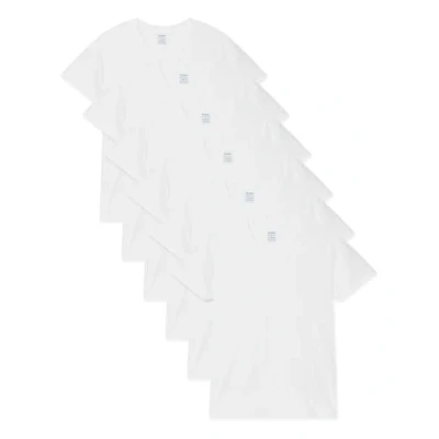 Imagen de Gildan Camisetas con Cuello en V, múltiple, Estilo G1103, Blanco (Paquete de 6), XL (Pack 6) para Hombre