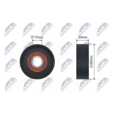 Imagen de NTY RNK VV 005 Polea Tensora VOLVO: V60 I, XC60 S80 II