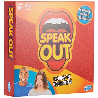 Imagen de Hasbro Gaming Juego Speak out, Multicolor, Talla única (C20183480)