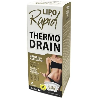 Imagen de Dietmed Liporapid Thermo Drain 600ml Solución Oral Sabor a limón
