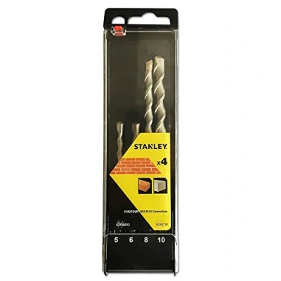Imagen de STANLEY STA56012 QZ Cassette con 4 brocas SDS Plus ø 5, 6, 8, 10mm