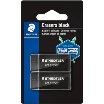 Imagen de STAEDTLER 526B3BK2 CST Goma de borrar, Multicolor (526B3BK2 C)