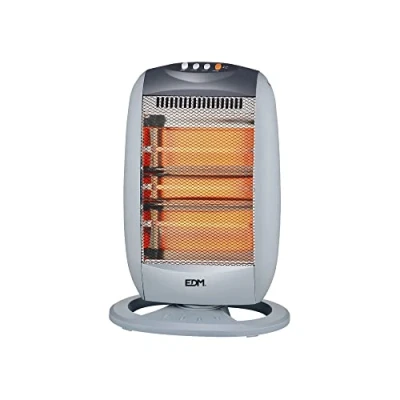 Imagen de Edm Grupo 07136 Estufa Cuarzo Modelo Estilo 400 800 1200W