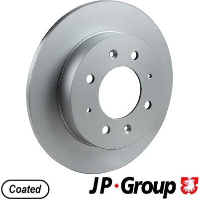 Imagen de JP GROUP 3663200500 Disco de freno Eje trasero 258 10 4 macizo revestido KIA: Cerato Hatchback, Berlina