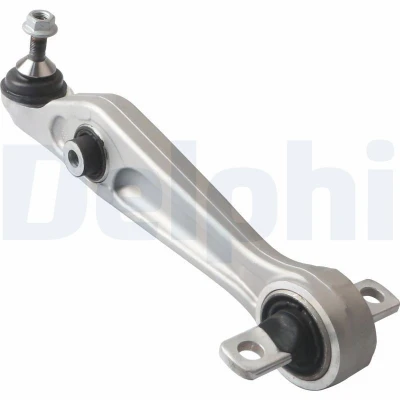 Imagen de DELPHI TC4551 Barra oscilante, suspensión de ruedas con rótula suspensión/carga Eje delantero, debajo Brazo oscilante transversal Aluminio