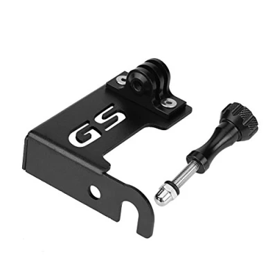 Imagen de KIMISS Soporte de Aluminio firmemente Fijo la Ayuda cámara Motocicleta para BMW R1200GS LC ADV(Negro)