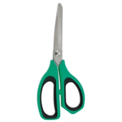 Imagen de Arcos Serie Prochef Tijeras de Cocina Hoja Acero Inoxidable 215 mm Mango Polipropileno Color verde y negro