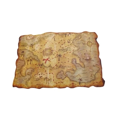 Imagen de P&#039;tit Clown Mapa del tesoro, Multicolor, 29 x 45 (20019)