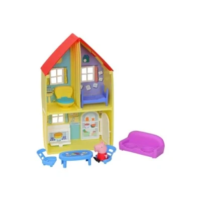 Imagen de Peppa Pig Peppa’s Adventures Family House Playset Preschool Toy, Includes Figure and 6 Accessories
