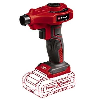 Imagen de Einhell Compresor de coche con batería CE CC 18 Li + set bomba aire AP Power X Change (18 V, incl. accesorios, 1 2,0 Ah y cargador)