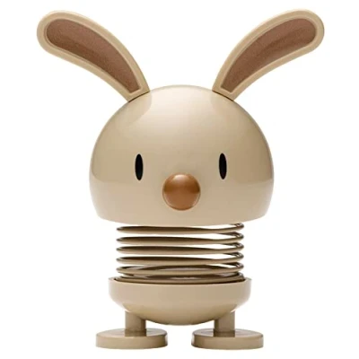 Imagen de Hoptimist Wiggle Pequeña Conejita Pascua Deco Plástico Latte H 9 cm