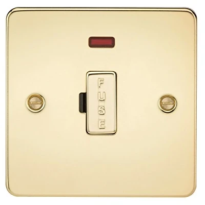 Imagen de Knightsbridge FPAV6000NPB Placa Plana, latón Pulido, Polished Brass