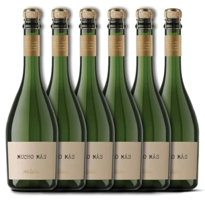 Imagen de Mucho Mas Sparkling Blanco, 6 botellas x 750 ml, 4500 ml total