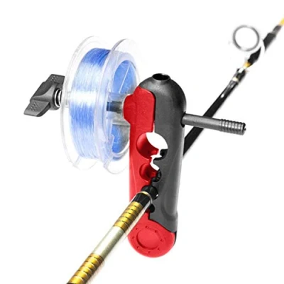 Imagen de Vbest life Mini Carrete enrollador de línea Pesca, bobinado Pesca portátil para Diferentes tamaños Accesorio