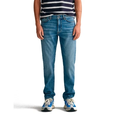Imagen de GANT slim Jeans Vaqueros fit, Hombre, Talla: 30x32, Mid blue worn in