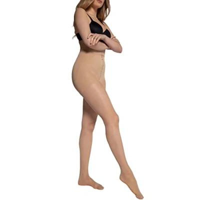 Imagen de Ulla Popken Strumpfhose, Bodyforming Medias, 20 DEN, Transparente (Teint 26), 54 56 para Mujer