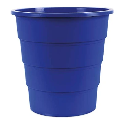 Imagen de Office Products Model 19054621 05 Papelera de plástico (16 L), color azul