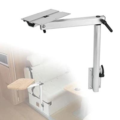 Imagen de ZZAUTO Patas para Mesas, Plegables Mesa, de Mesa Desmontables Altura Ajustable, Muebles Camper Furgonetas Manualmente RV, Autocaravanas y Yates