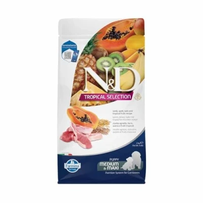 Imagen de FARMINA ND Dog Puppy Tropical Selection Med Maxi Cordero 2KG
