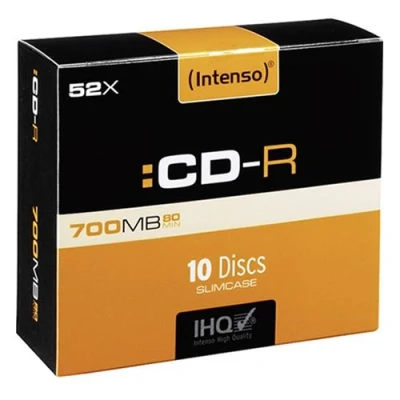 Imagen de Pack Intenso 10 Cd r 700 Mb