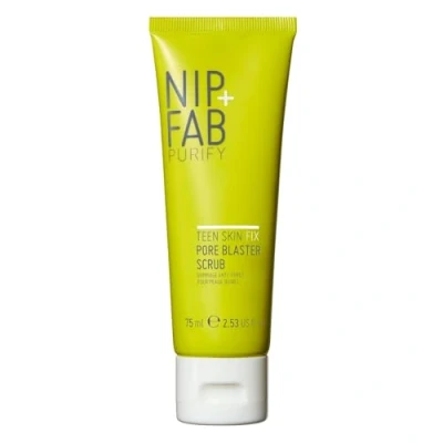 Imagen de Nip+Fab Teen Skin Fix Pore Blaster Scrub, 75 ml, Exfoliación Doble y Purificación con Ácido Salicílico BHA