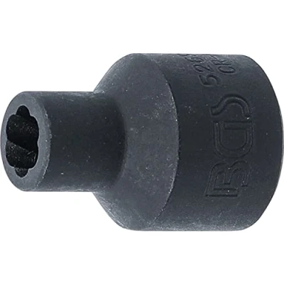 Imagen de BGS 5269 8 Llave de vaso perfil en espiral / extractor tornillos entrada 12,5 mm (1/2&quot;)