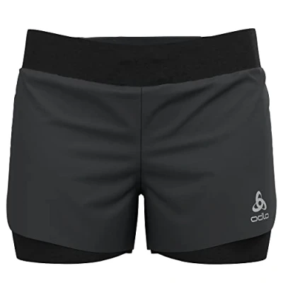 Imagen de ODLO Short Zeroweight 3 INCH Pantalón corto de deporte black, Mujer, Talla: Large, Black