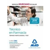 Imagen de Técnico En Farmacia Del Servicio Murciano De Salud Temario Parte Gener