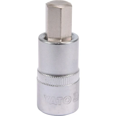 Imagen de YATO YT 04386 Piezas insertables de llave cubo DIN3120 12 Acero cromo vanadio, para herramientas
