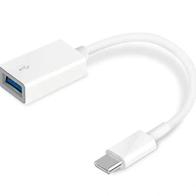 Imagen de TP Link Adaptador USB C a 3.0 Super Rápido, Función de OTG, Compatible Dispositivos con Tipo Cable, A, (UC400)
