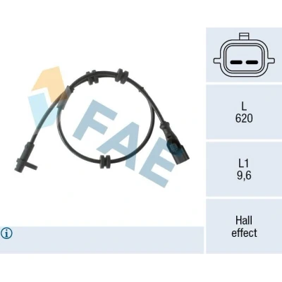 Imagen de Sensor, revoluciones de rueda FAE 78553