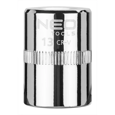 Imagen de NEO TOOLS 08 231 Piezas insertables de llave cubo 1/4 3124 13 mm Acero cromo vanadio SuperLock