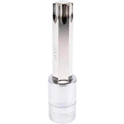 Imagen de YATO YT 04329 Piezas insertables de llave cubo Torx DIN3120 T70 Acero para herramientas, cromo vanadio